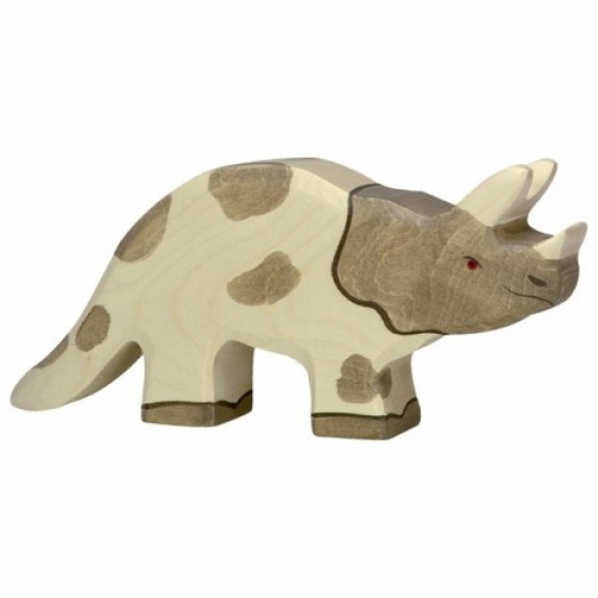 Holztiger Wooden Dinosaurs Triceratops