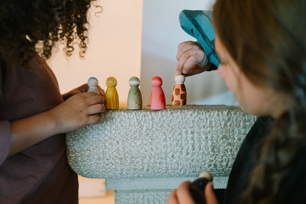 Grapat The Animal Crew Wooden Nins – 6 Piece Set