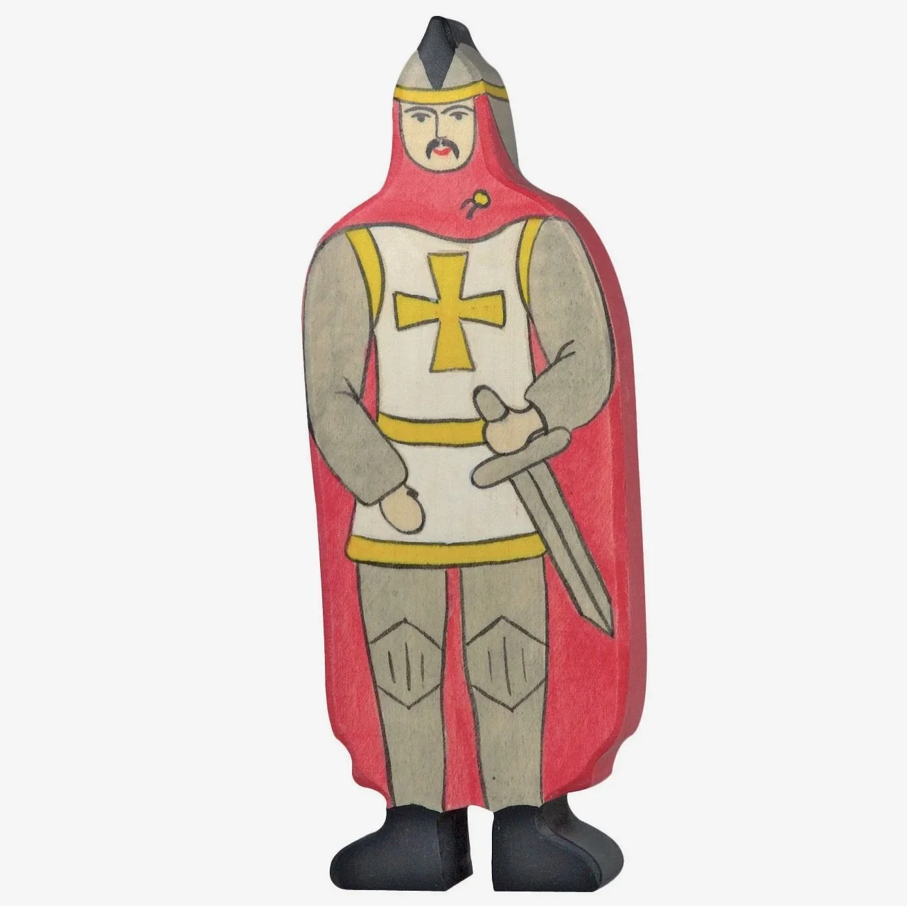 Holztiger Knight with Red Cloak