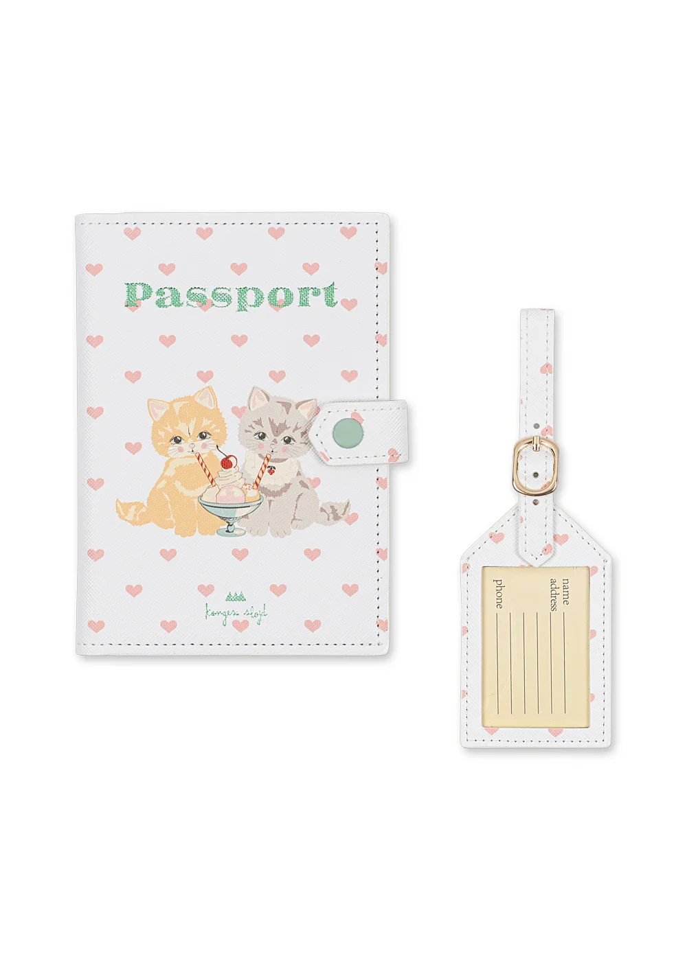 Konges Sløjd Voyage Travel Set -Kitty Gelateria