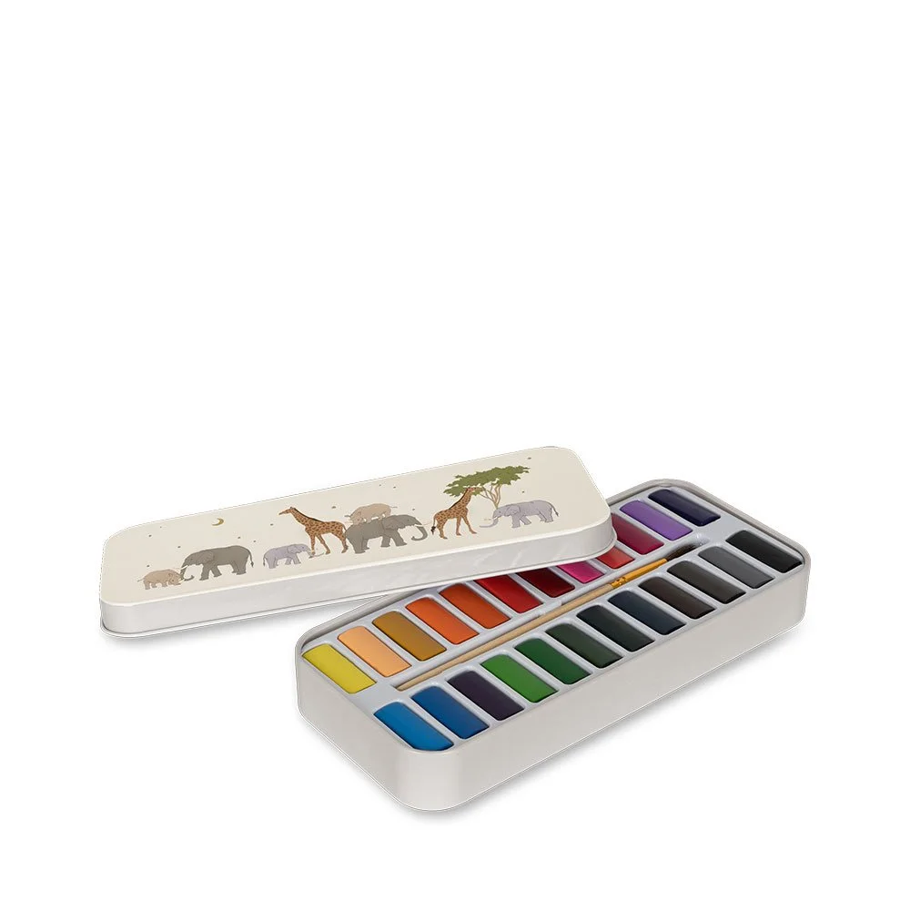 Konges Sløjd Water Colors Tin Box – Safari