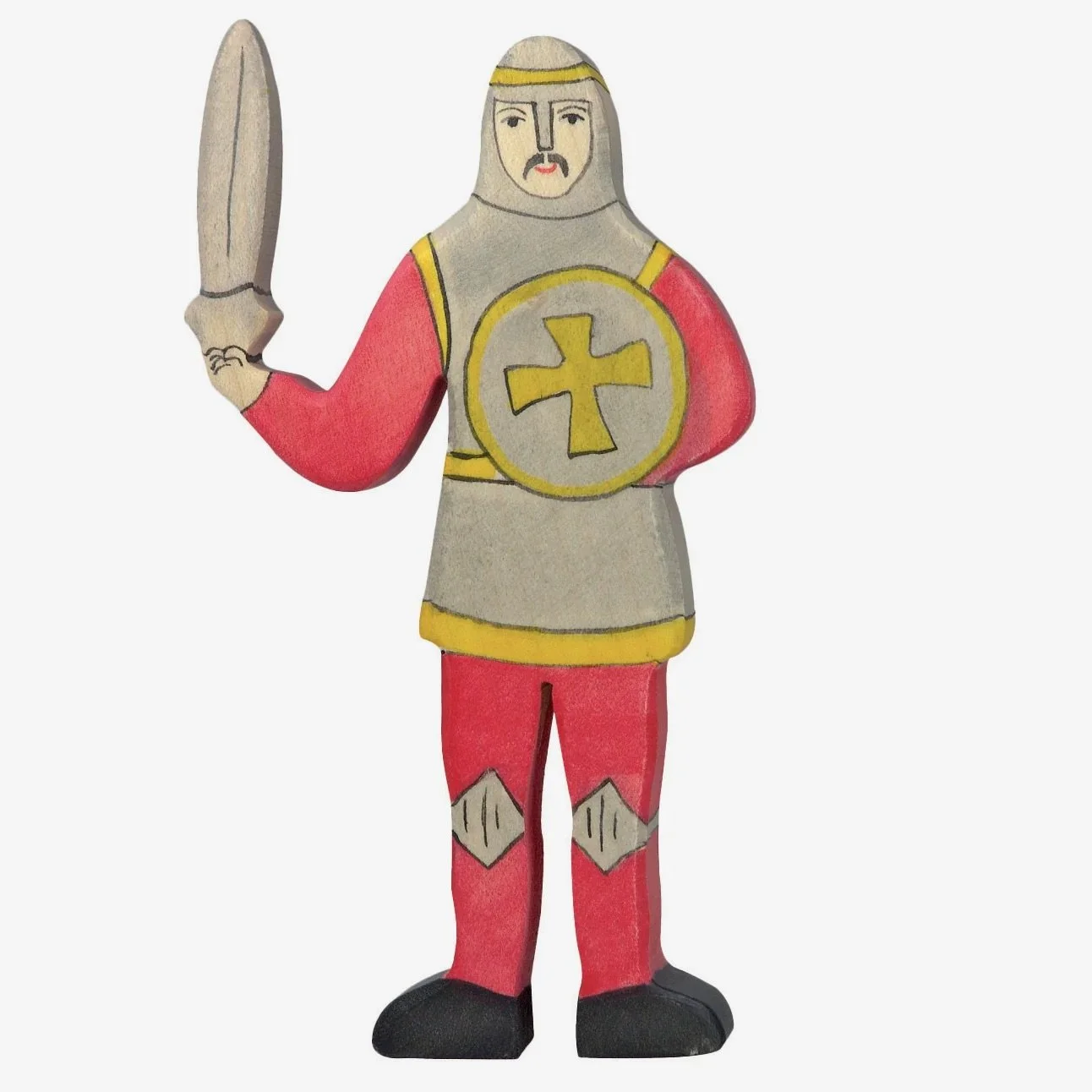 Holztiger Red Fighting Knight
