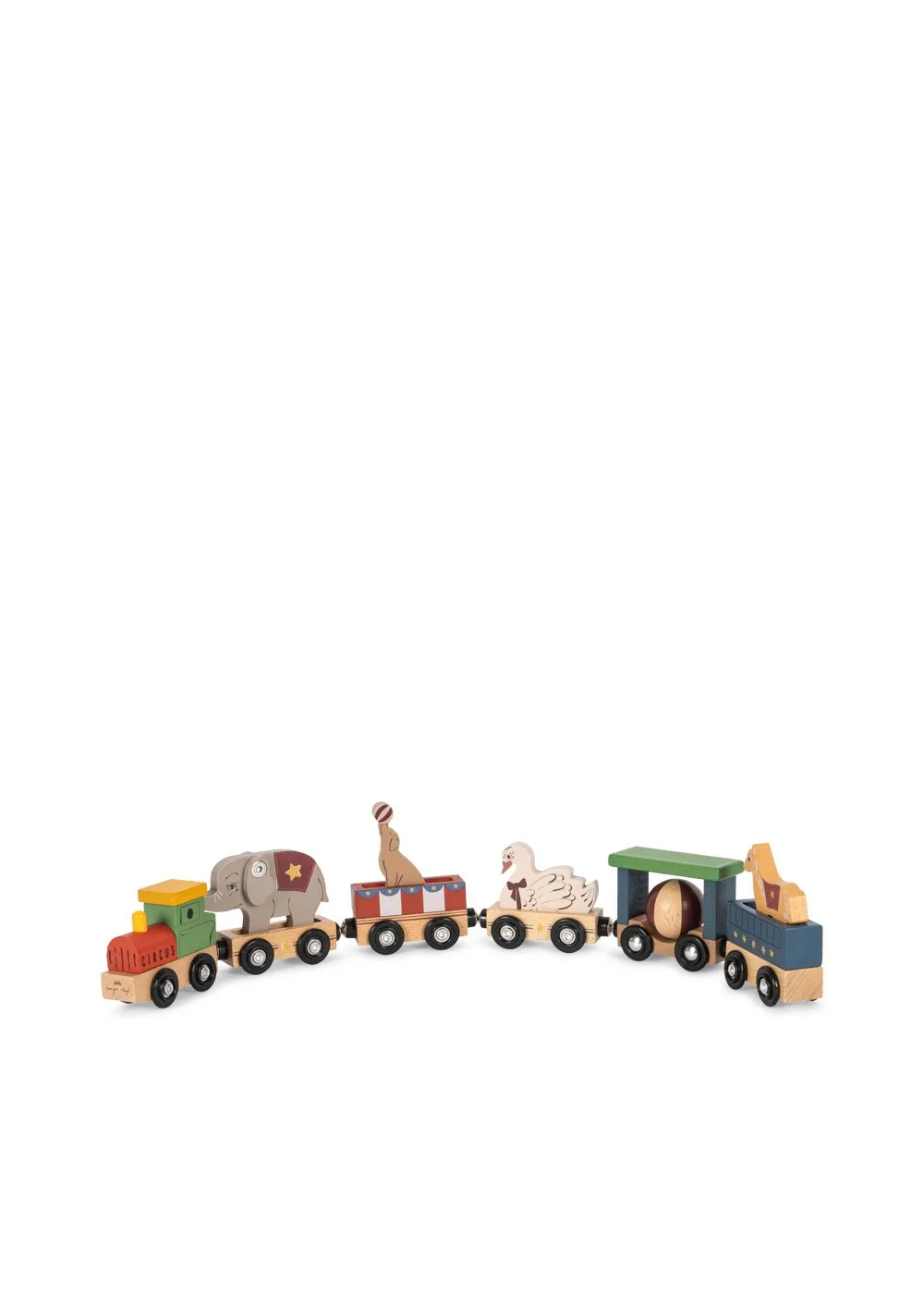 Konges Sløjd Wooden Animal Train