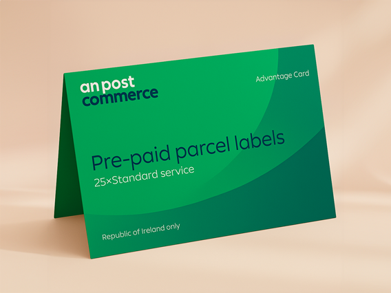 Pre-Paid Return Postage Label – €7