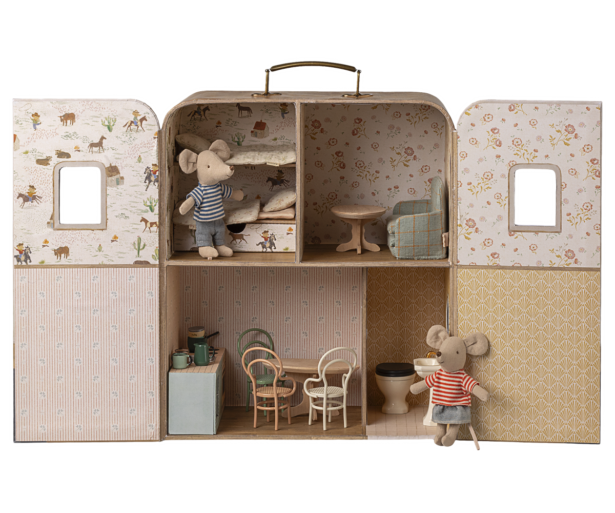Maileg SuitCasa for Little Sister & Brother Mouse