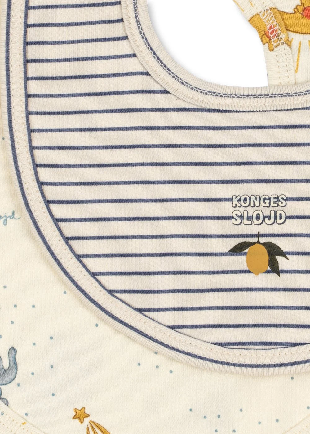 Konges Sløjd Basic 2 Pack Bibs – Stripe Como
