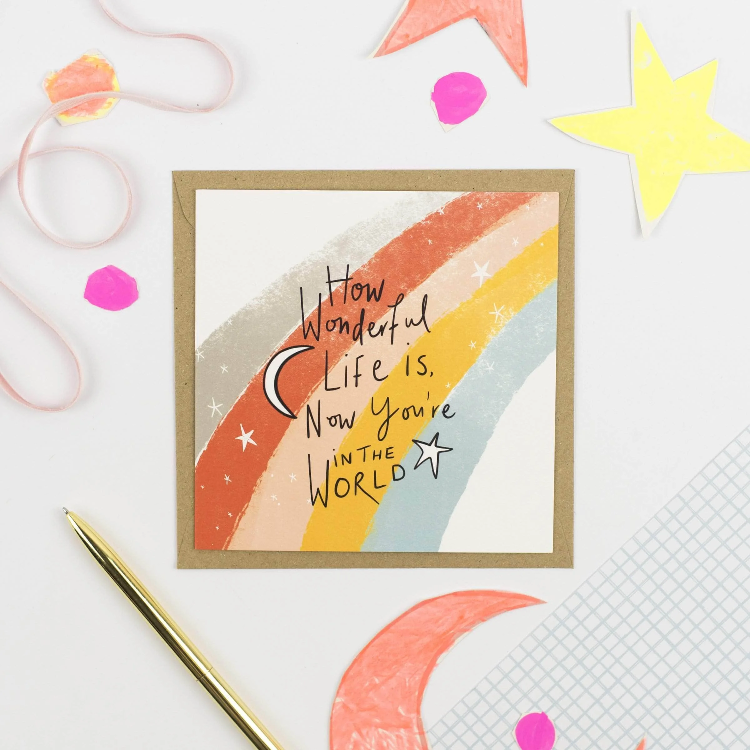 Pickled Pom Pom Baby Cards (Choose Your Design)
