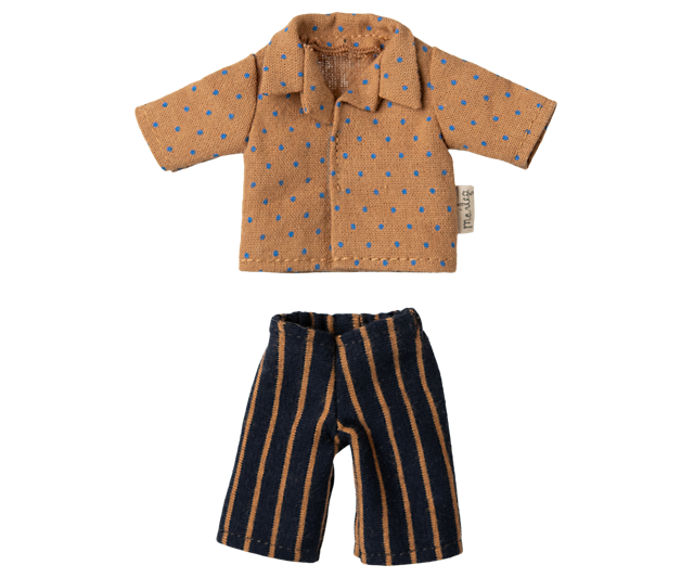 Maileg Shirt and striped pants, Dad mouse