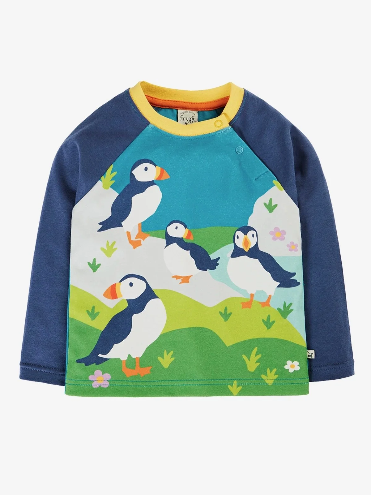 Horizon Raglan Top – Navy Blue/Puffin