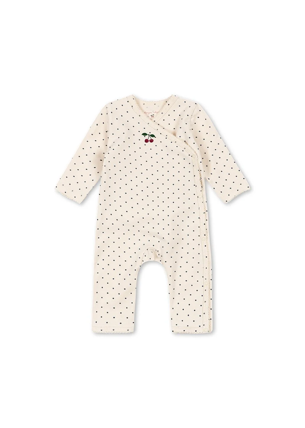 Konges Sløjd Basic Newborn Onesie Gots – Blue Dot