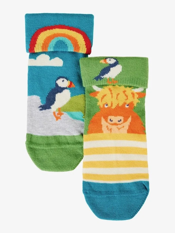 Fun Fold Over Socks 2 Pack – Highlands Multipack