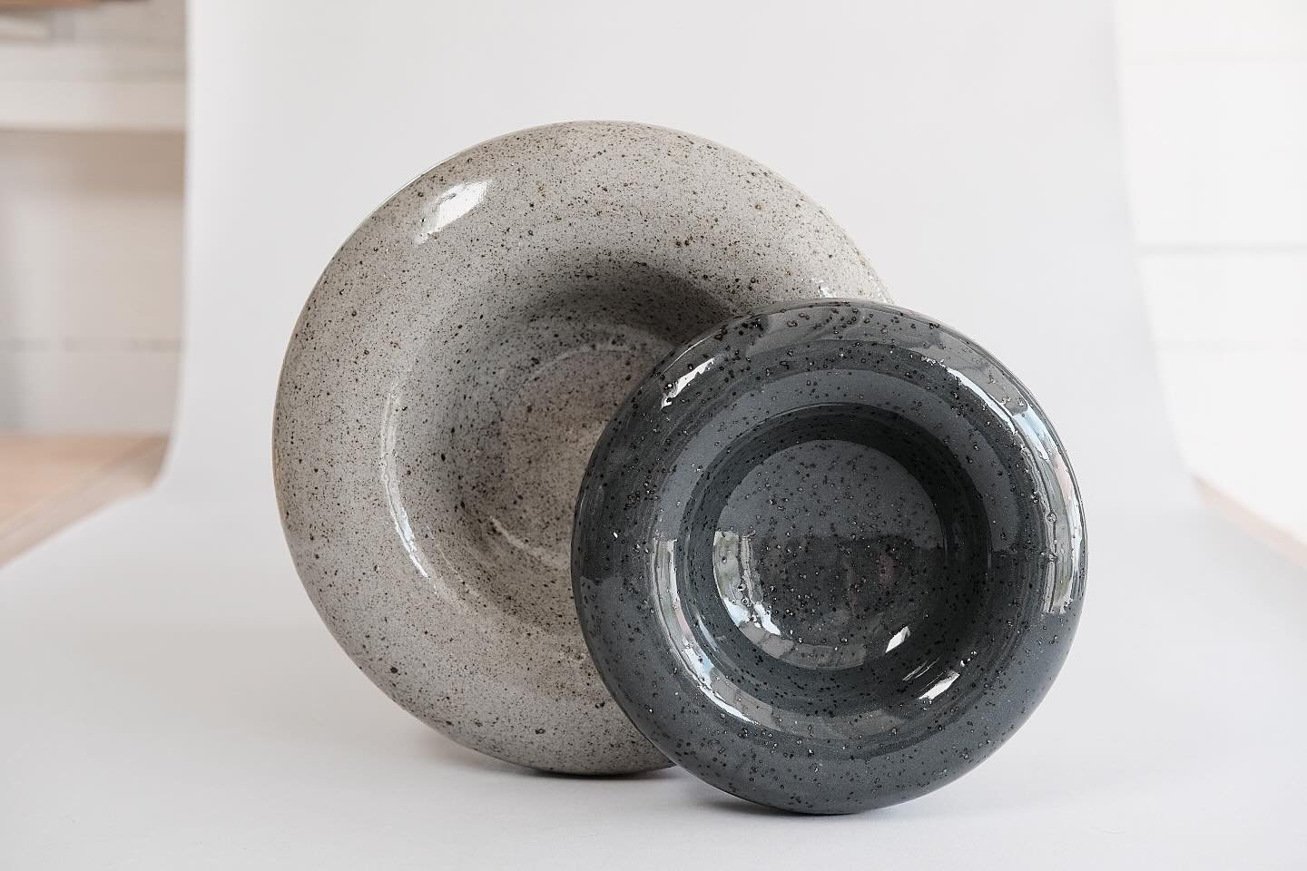 - rounded rounds - 
I think I&rsquo;d put sand in there and use them as giant incense holders. Any suggestions?
.
.
.
.
.
.
.
#bubbledish #donutdish #donutbowl #bubblebowl #hollowed #bigbowl #homedesign #homedecoration #centerpiece #stonewarebowl #co