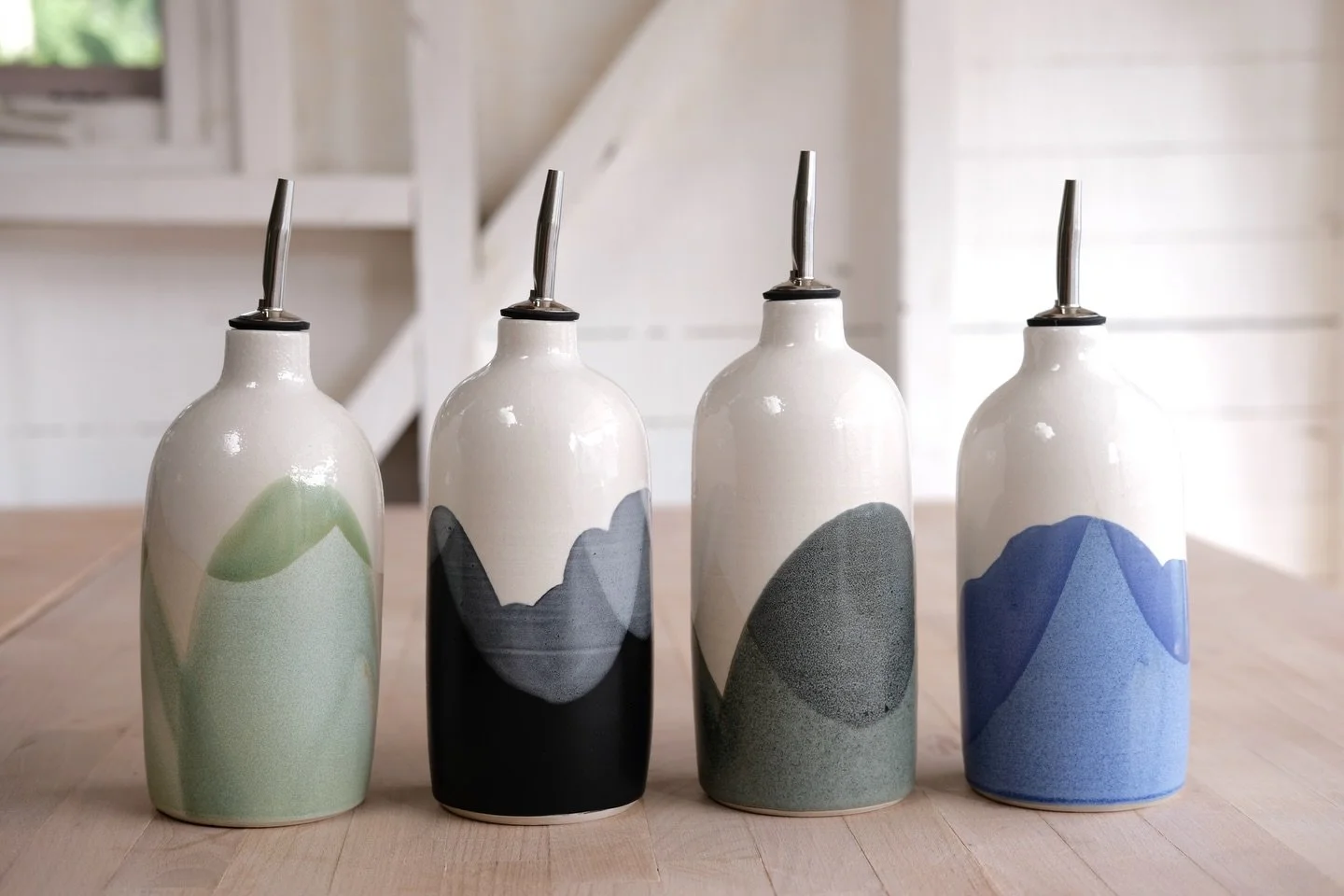 - oil cruet available at Goods today -
.
.
.
.
.
.
#goodsla #fharstudio #handmadeoilcruet #porcelainoilbottles #fhar