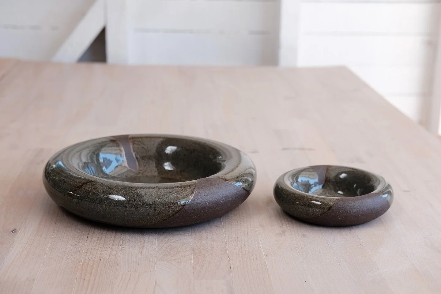 - donut bowl -
For the first time available on my website Sunday 29th at 10 am PST. Loving these black stoneware matching donuts. Probably some of my favorites. It&rsquo;ll be hard to part with them.