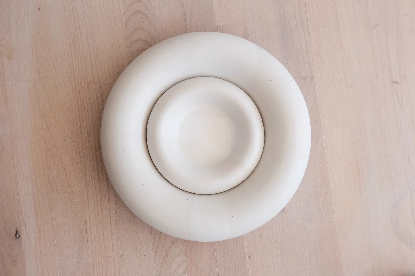 - 🍩 -
Making donuts is my therapy 
#fhar #fhatstudio #donutdish #ceramicdonut #donutbowl