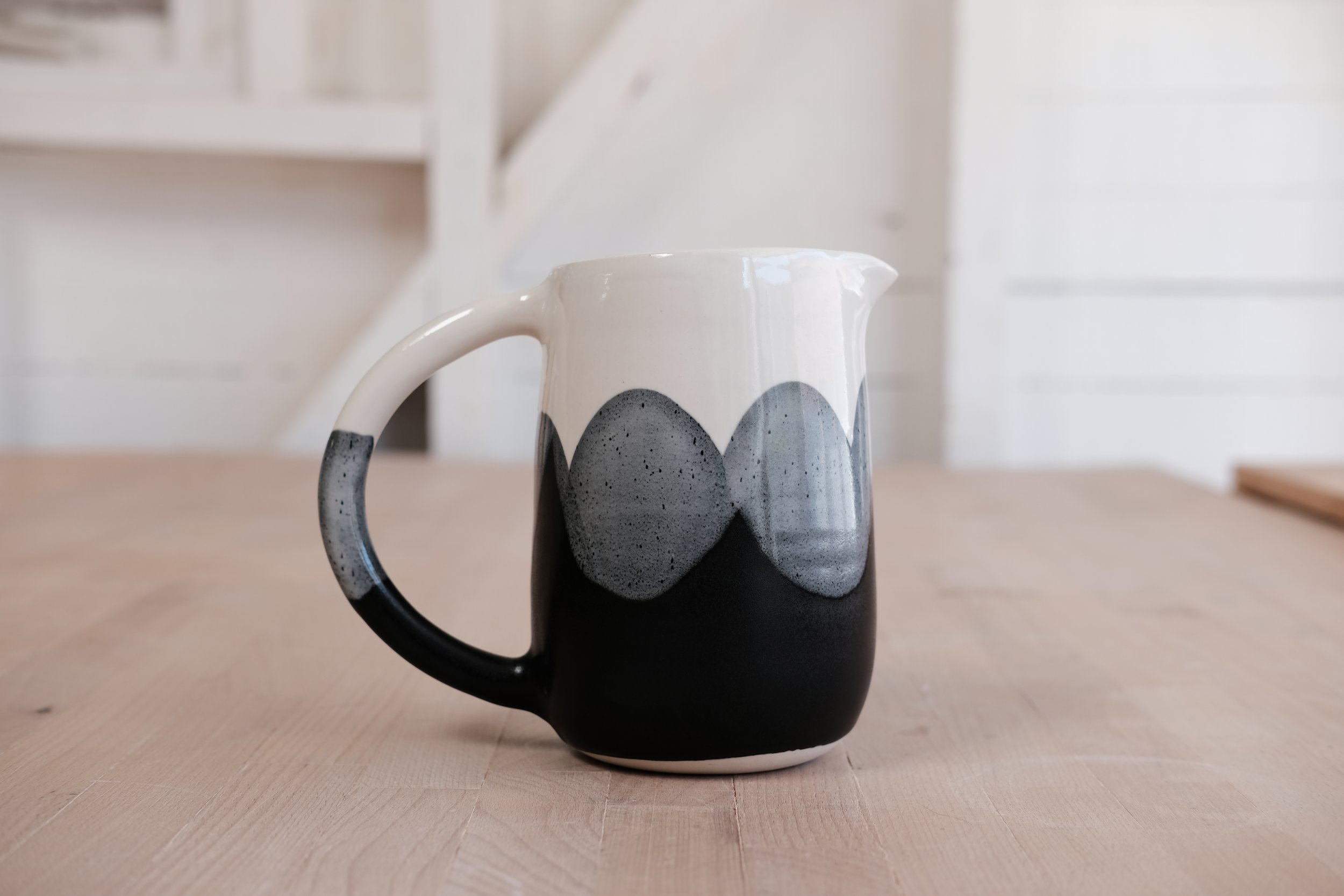 snow pitcher - porcelain