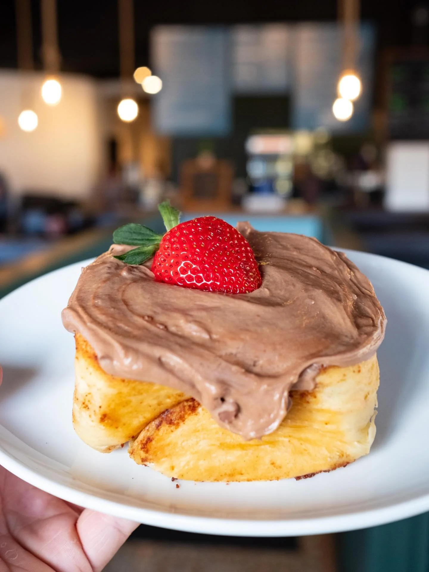 Roses are fine, but Chocolate Strawberry Cinnamon Rolls are better! 🩷 

These rolls are filled with a house made strawberry preserve and topped with a chocolate ganache frosting. Available this Valentine&rsquo;s Day weekend at both locations.