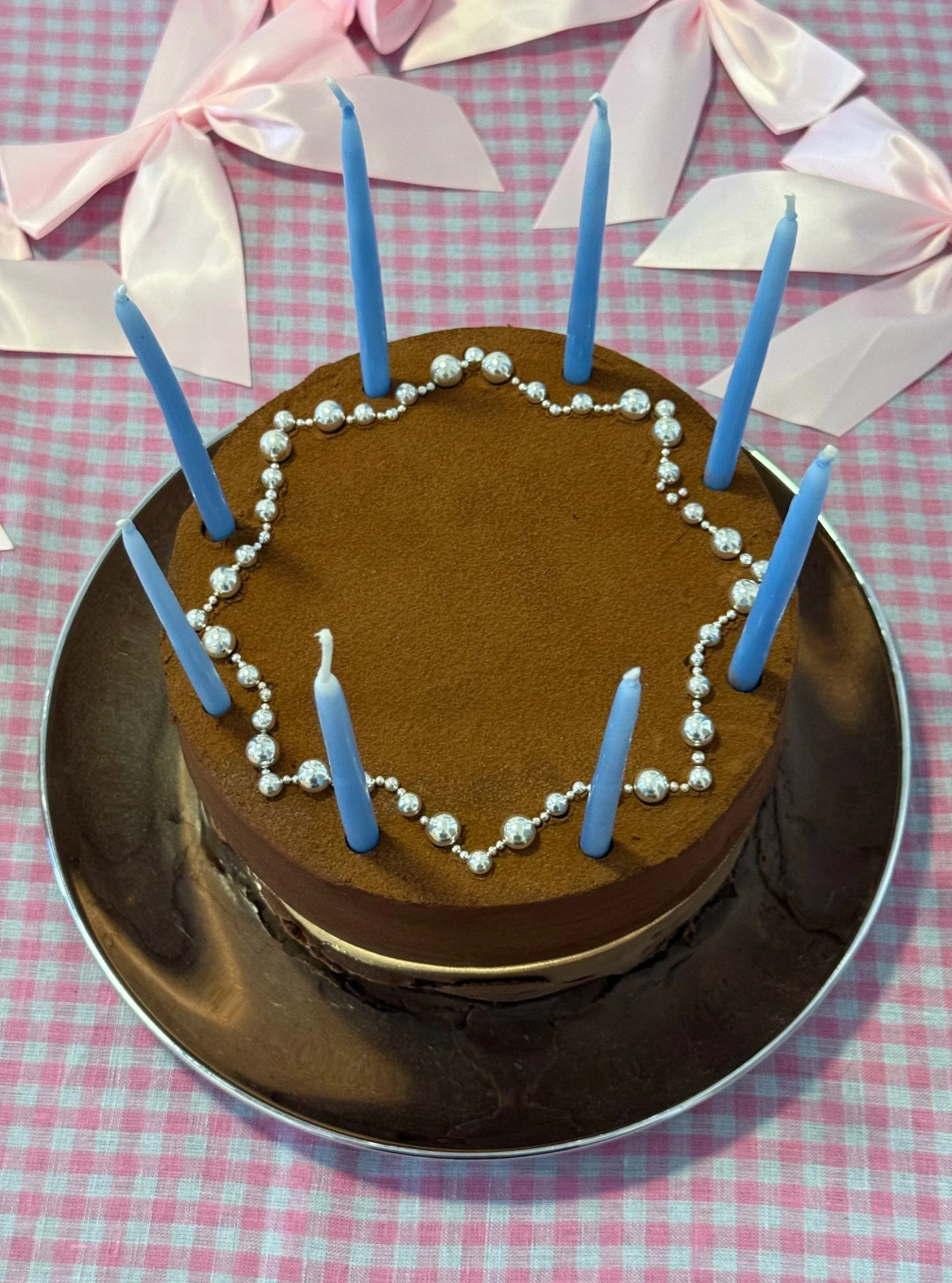 vegan triple chocolate cake