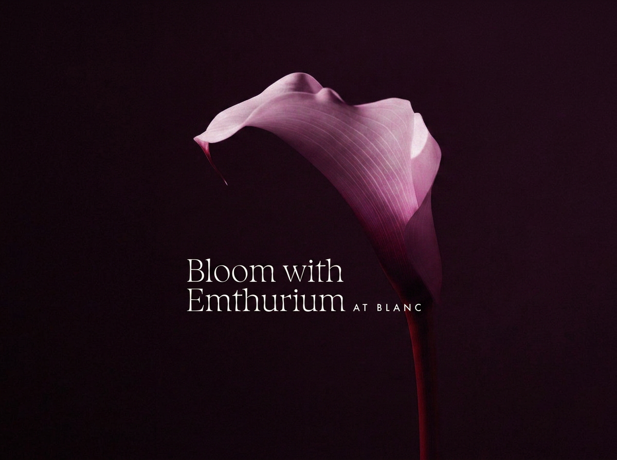 BLOOM with Emthurium at Blanc