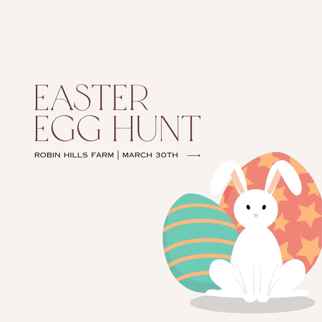 The hunt is on! 🐣

We're so egg-cited for our Third Annual Easter Egg Hunt on the Farm! Here's everything you need to know. Tickets are limited and available at robinhillsfarm.com/tickets!

.
.

#robinhillsfarm #robinhills #chelseami #chelseamichiga