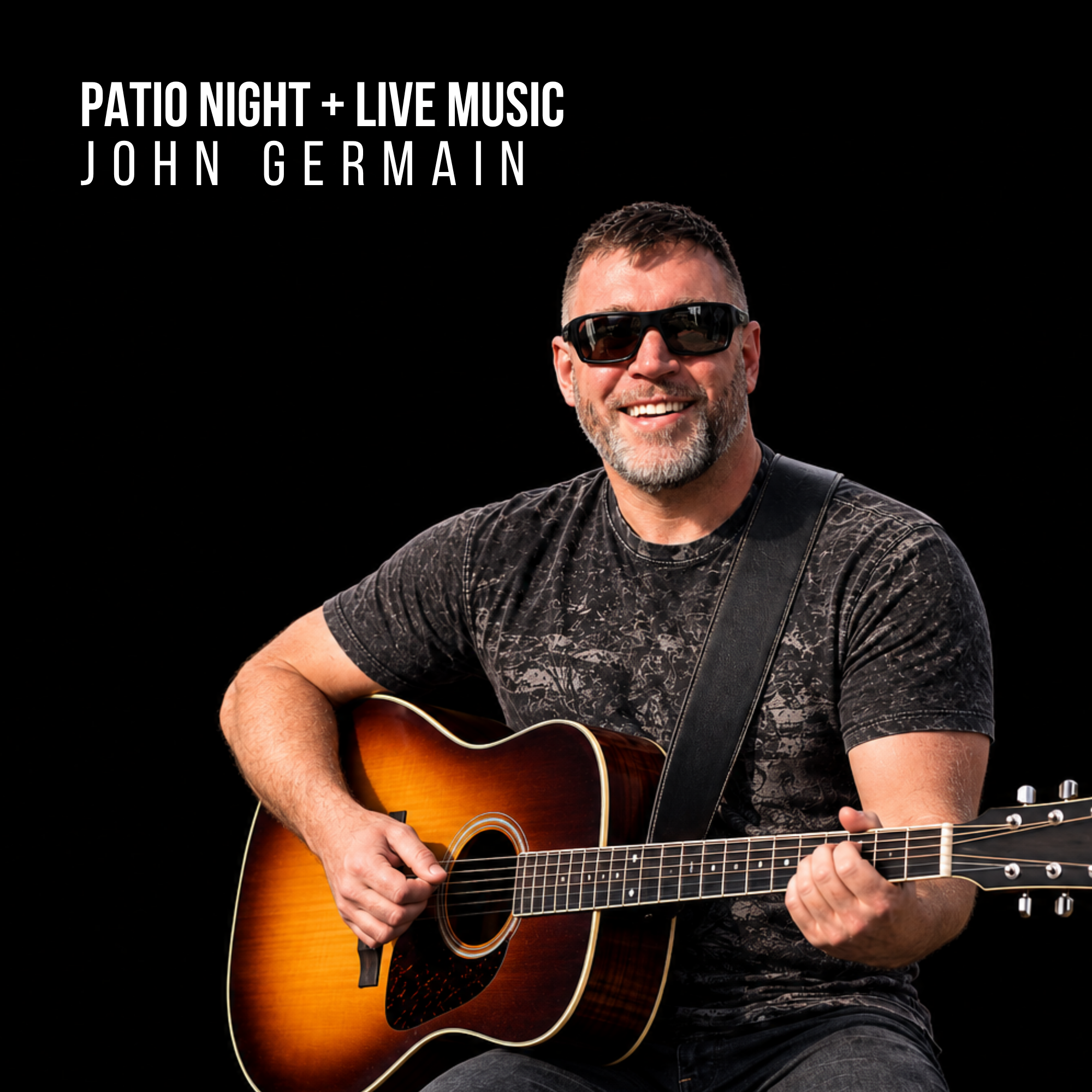 Patio Night + Live Music By John Germain