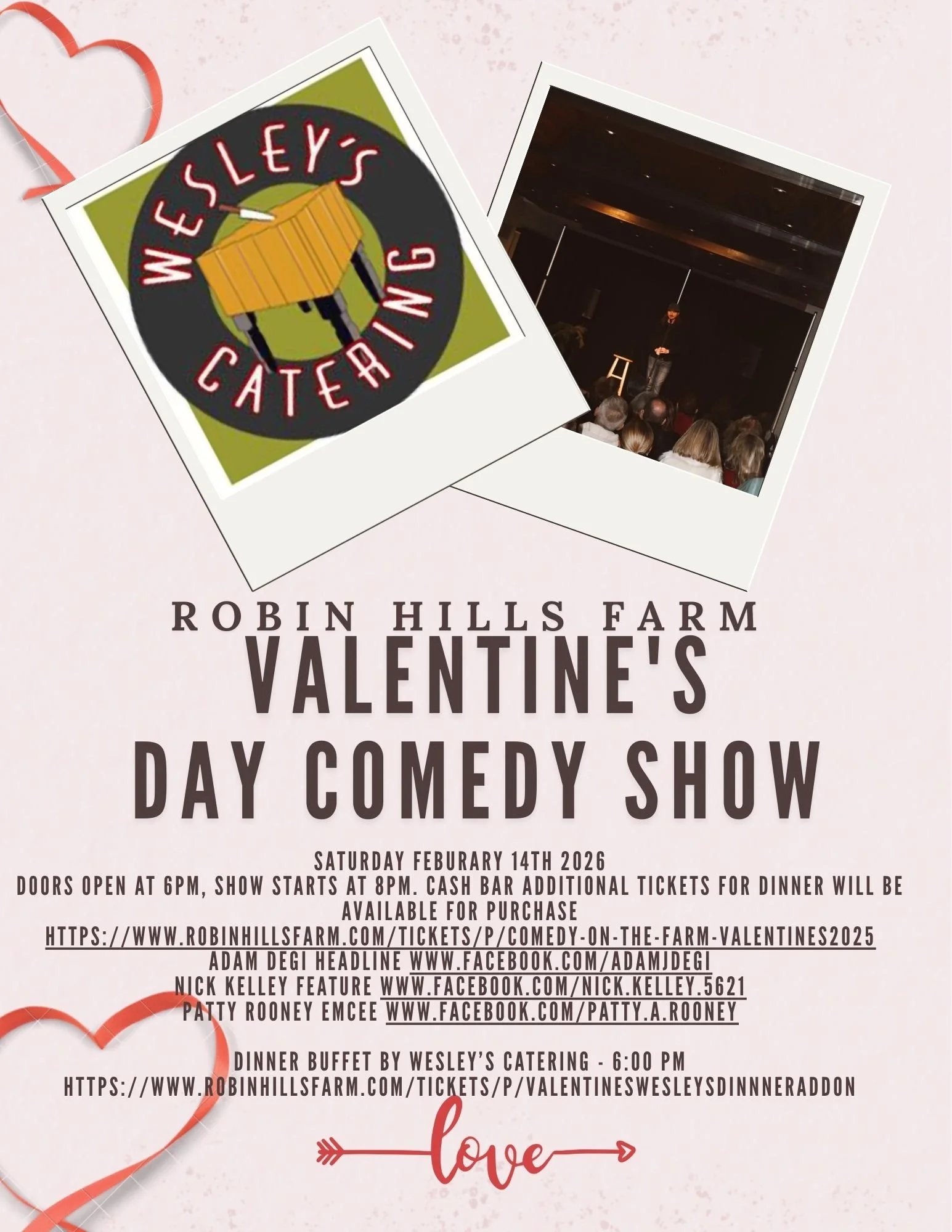 Comedy On The Farm: Valentines Comedy Show