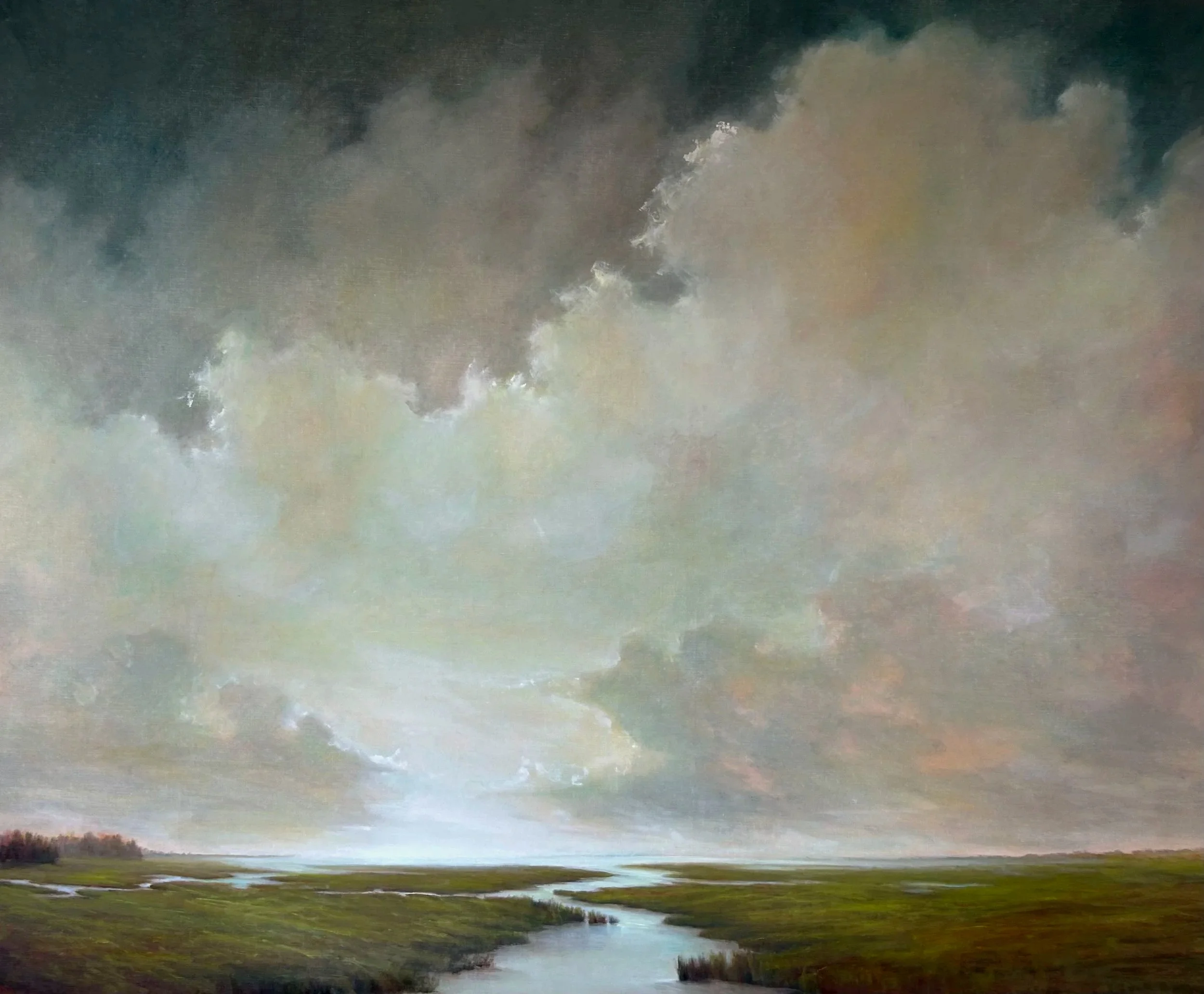 Come A Little Closer - 48 x 60 - Oil On Linen