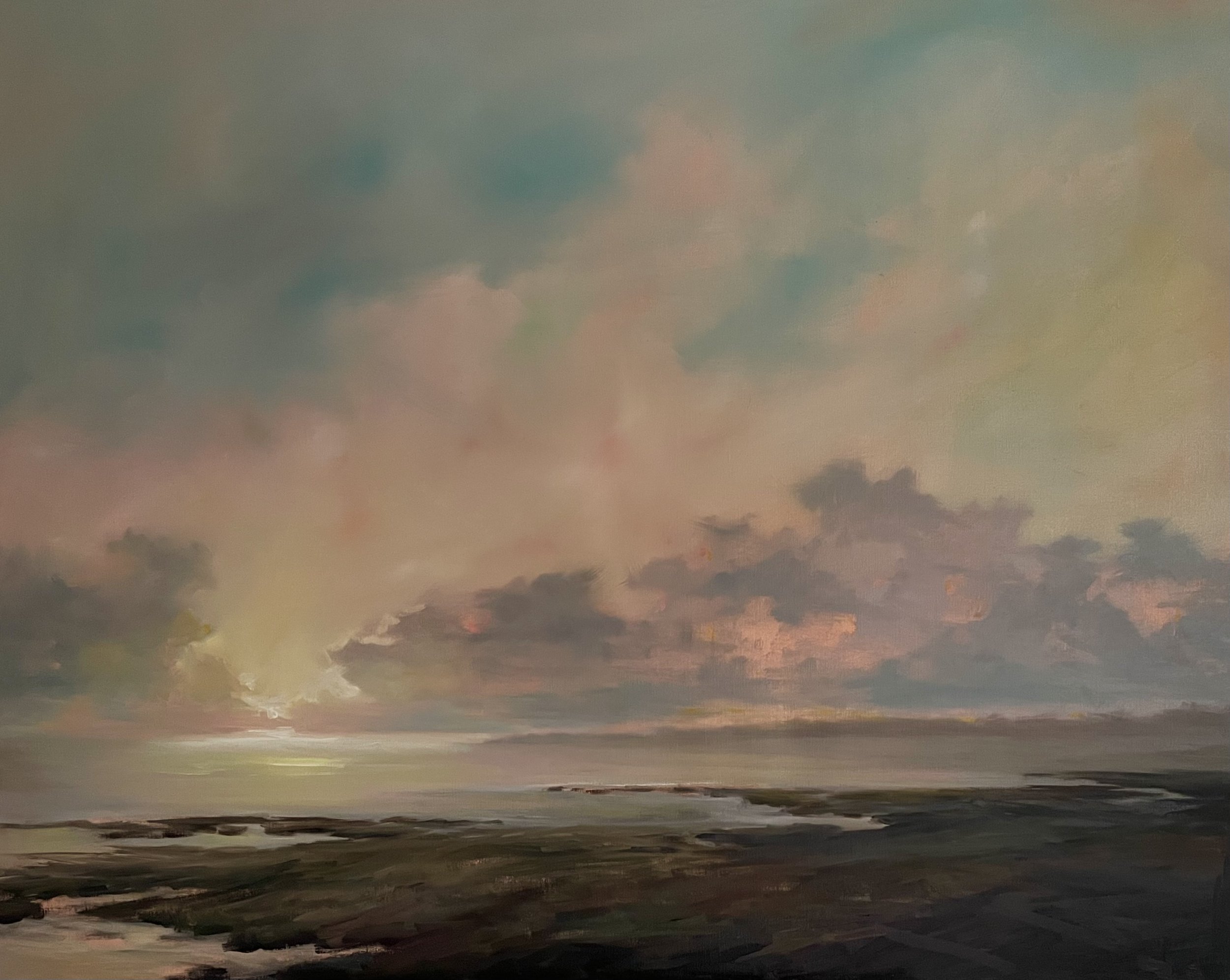 Clouburst- 40 x 30-Oil On Linen