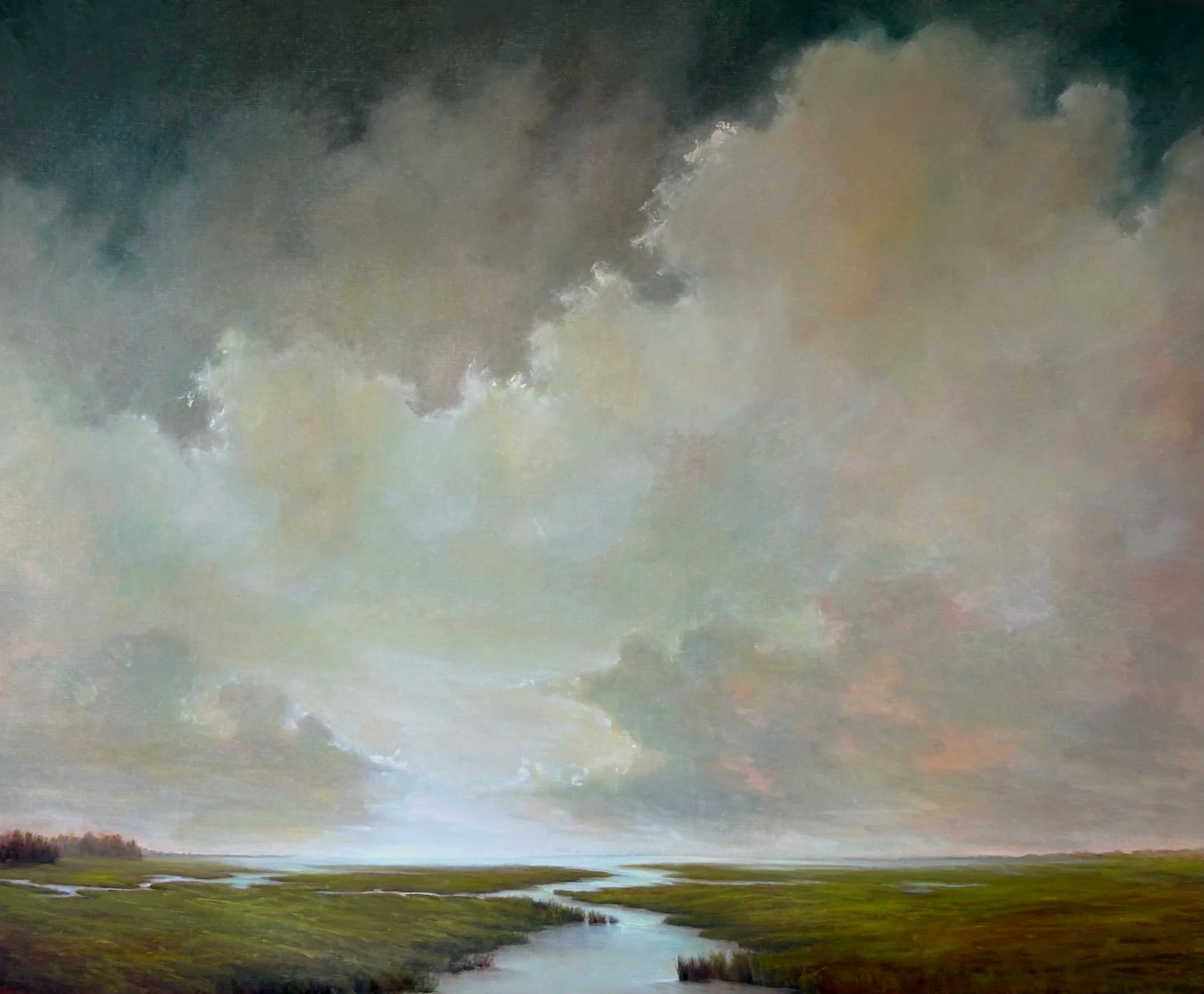 Come A Little Closer - 48 x 60 - Oil On Linen