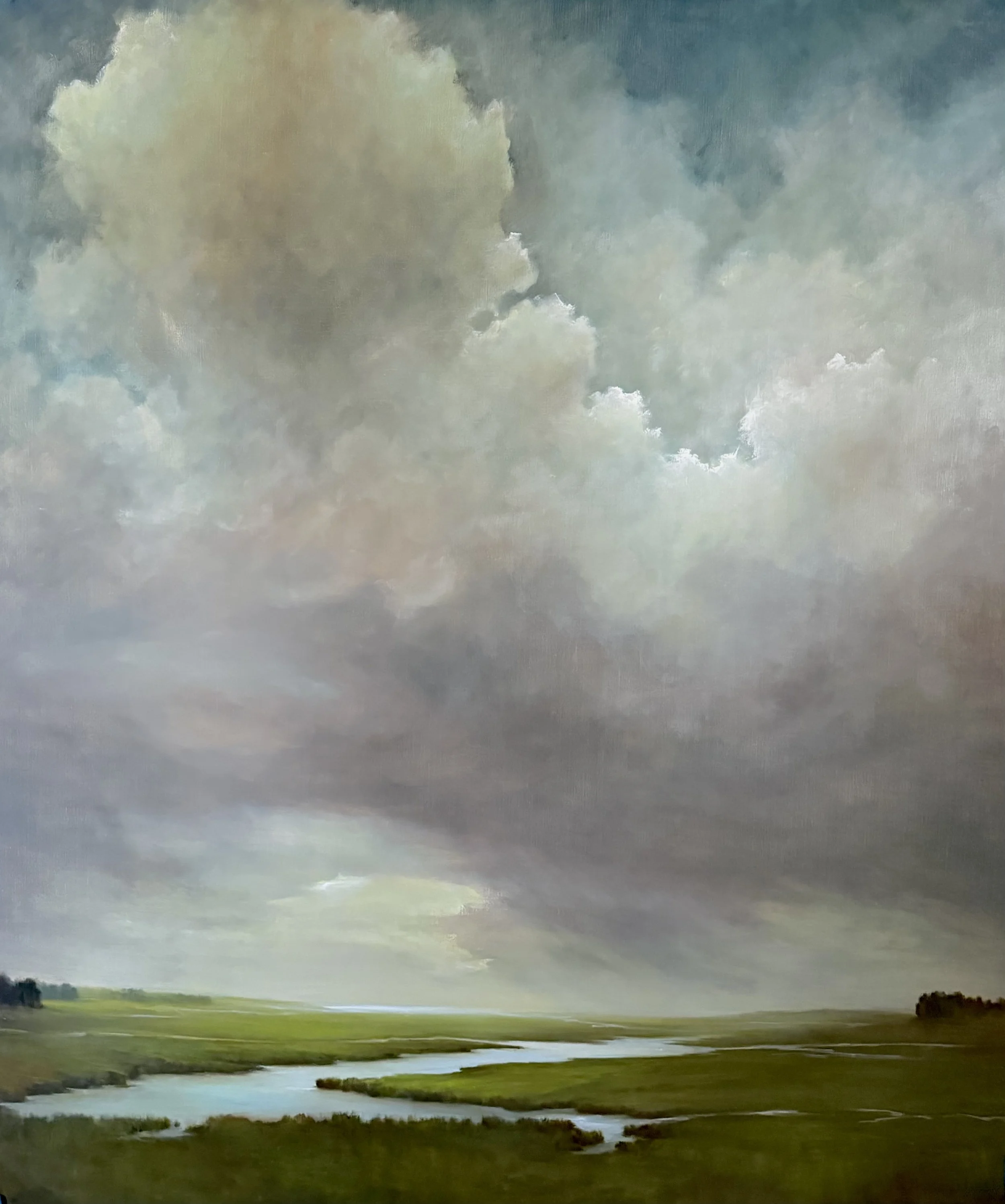 "Untamed" - 62" x 53" - Oil On Linen
