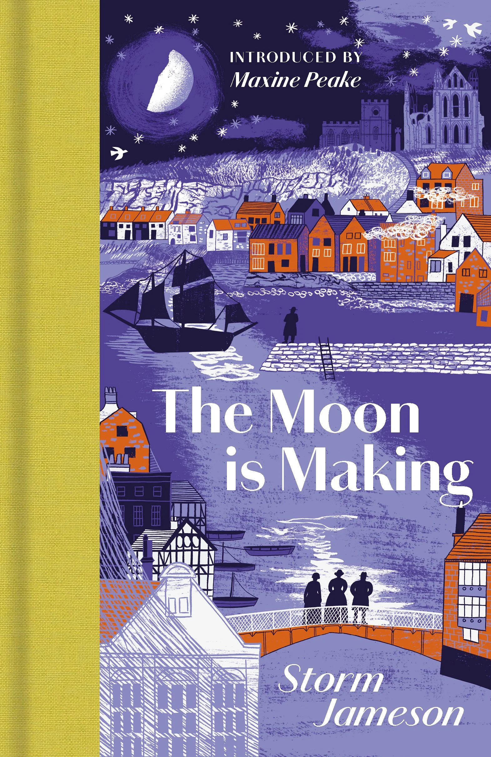 The Moon is Making by Storm Jameson, a Manderley Press edition 2026, introduced by Maxine Peake and illustrated by Alice Pattullo