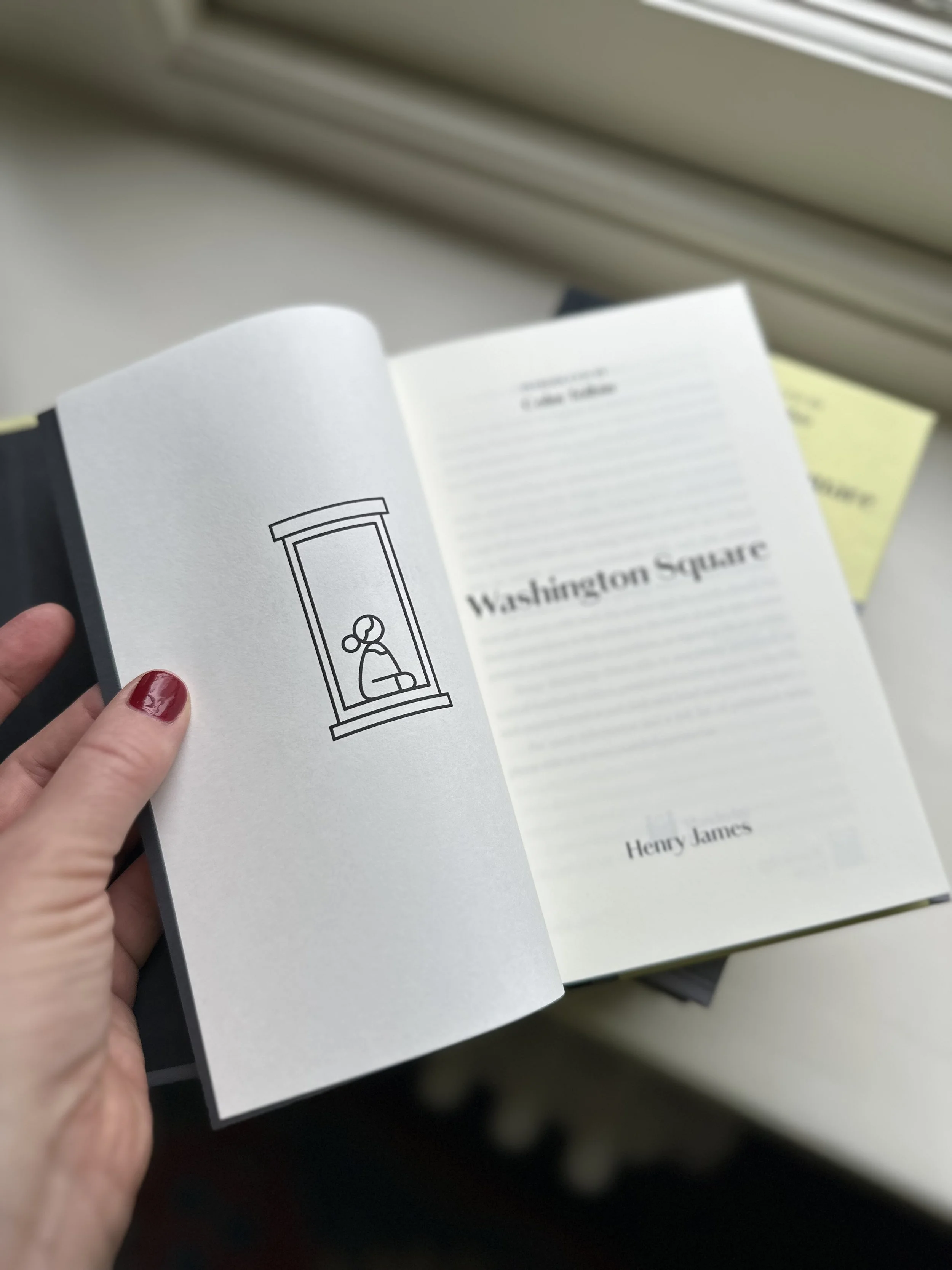 Washington Square by Henry James, introduced by Colm Tóibín and illustrated by Rose Wong, A Manderley Press edition 2025