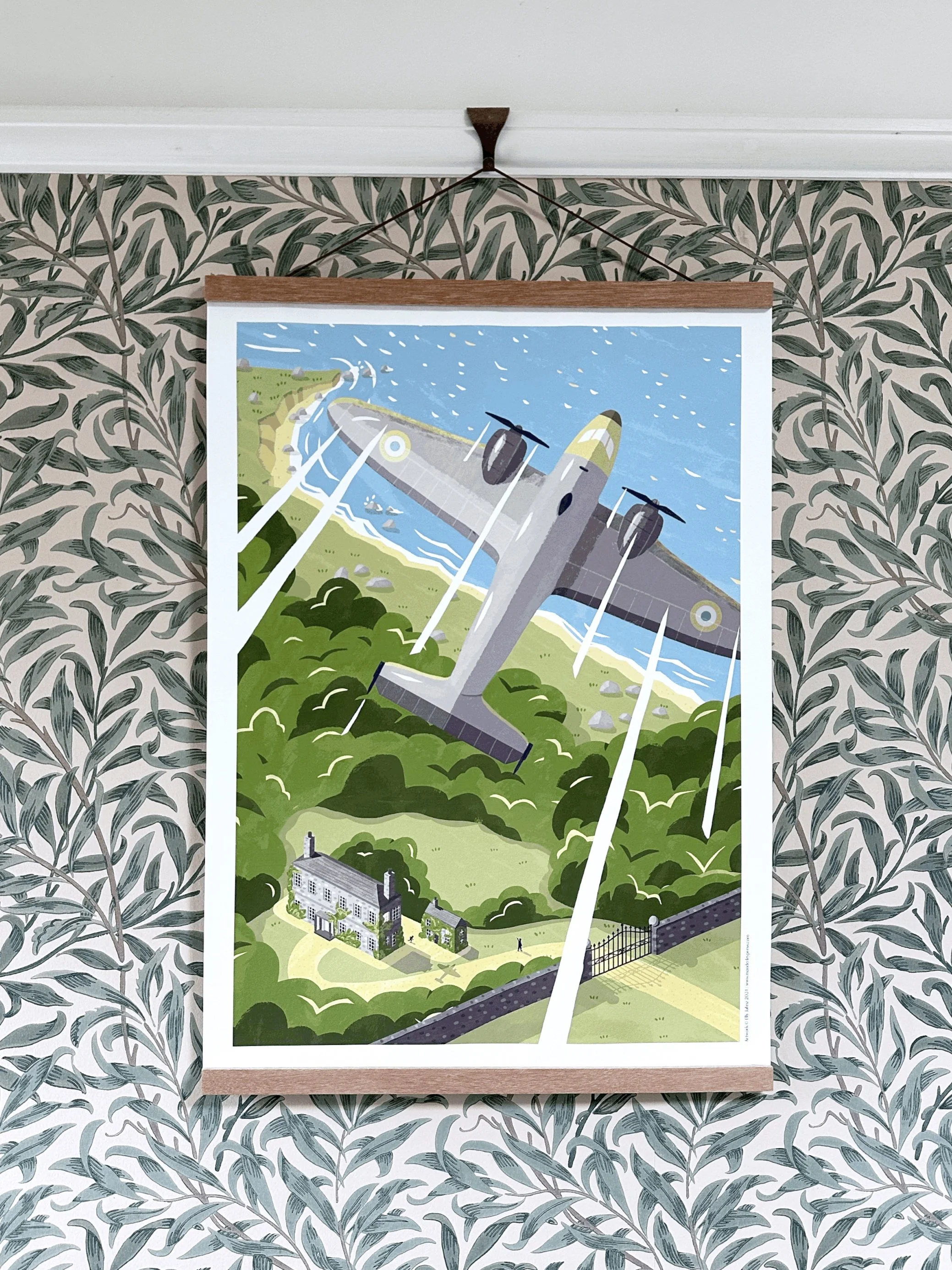 A2 giclée art print by Elly Jahnz Manderley Press, The House in