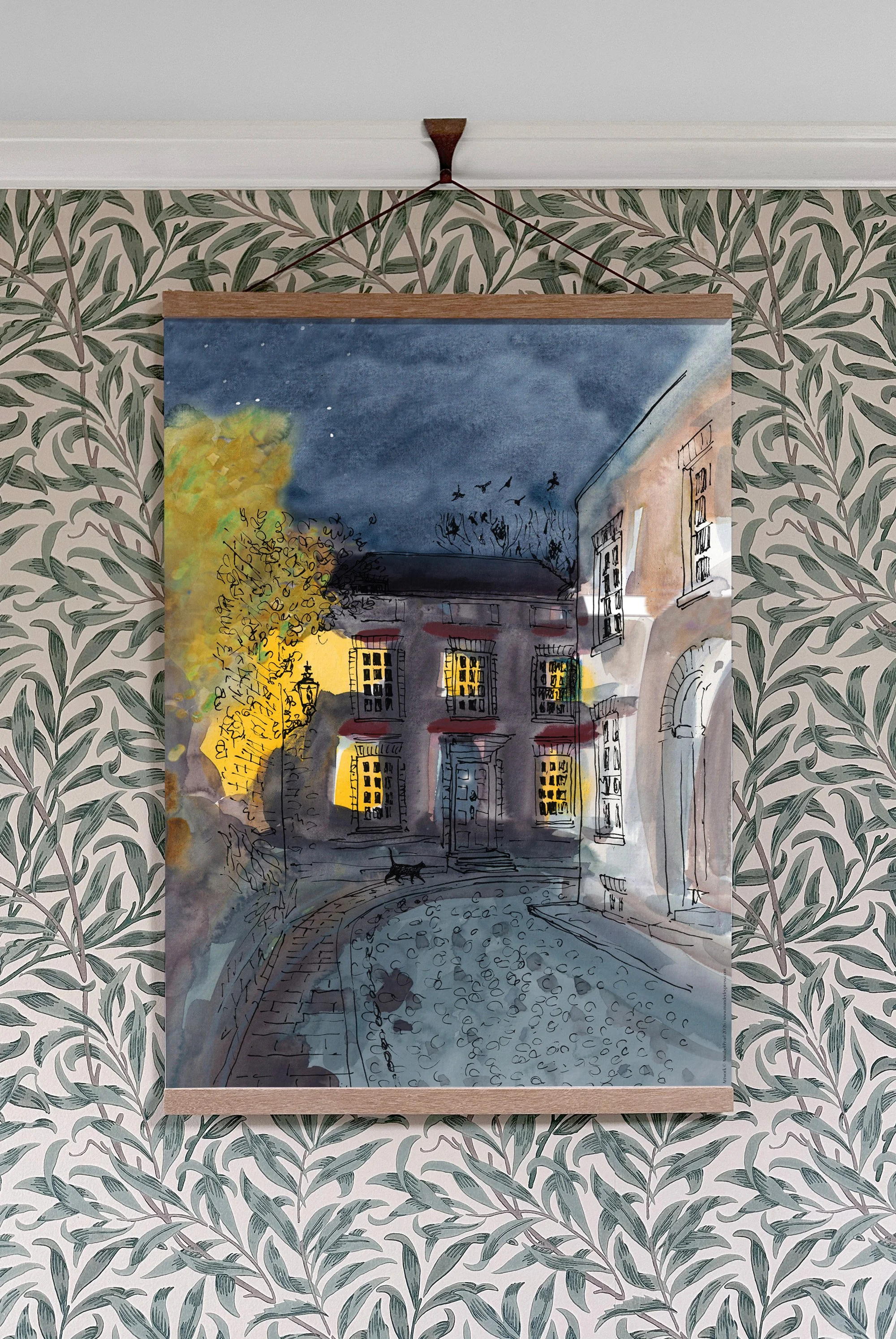 Annabel Pearl signed A3 Art Print | The Haunting of Lamb House by Joan Aiken | Manderley Press 2026