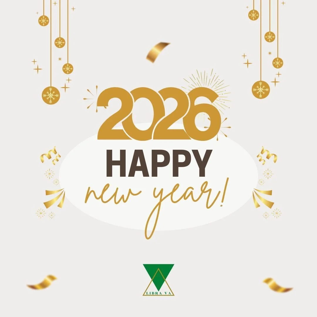 ✨ Happy New Year from Libra VA Services ✨

As we step into the New Year, we just want to say a genuine thank you to everyone who has supported, trusted, and worked with us over the past year. It truly means more than you know.

We love helping to lig