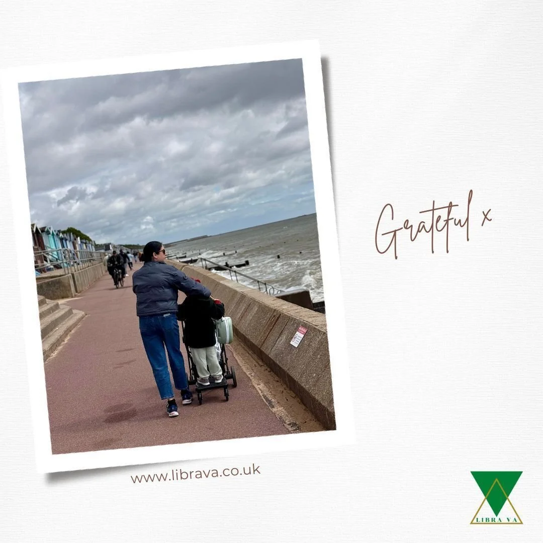 This week I&rsquo;ve been solo parenting while my husband has been abroad for work - just me and our three little ones (ages 5, 4 and 1).

Weeks like this really highlight why I&rsquo;m so grateful to be self-employed and running Libra VA Services.

