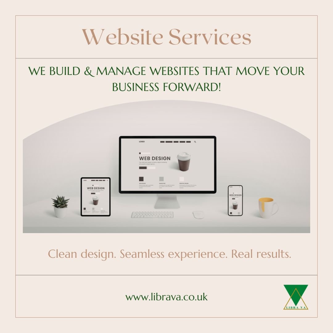 Hope you all had a lovely Easter weekend! 🐣

Now that we're back to it, here's a reminder that your website should be doing more than just existing online - it should be actively working for your business.

At Libra VA Services, our Website Services