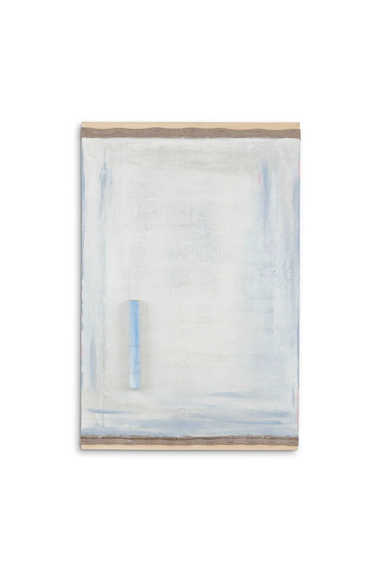Absolute Blue with Marble #1, 2025 /
Oil and marble dust on linen /
60cm x 40cm