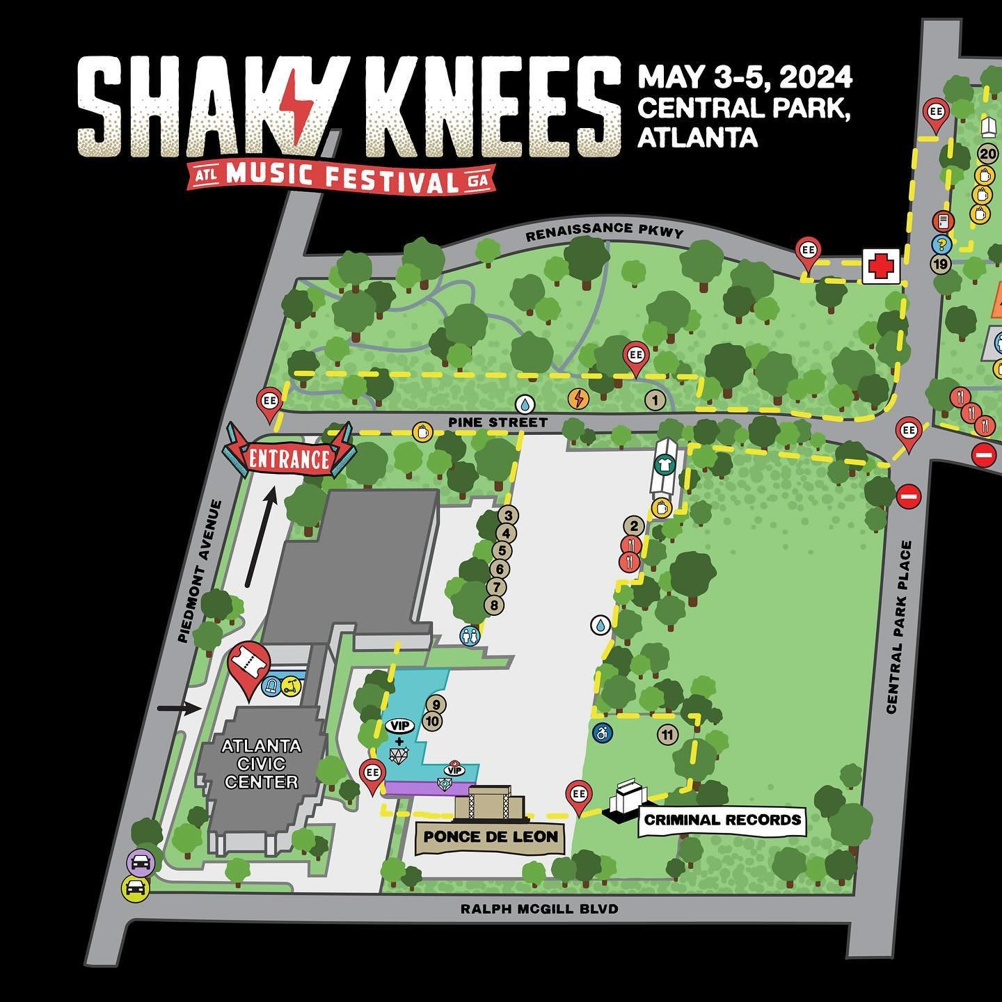 i&rsquo;m afraid I popped off your honor &mdash; the @shakykneesfest map is here! did something a lil extra making things three-dimensional (and def didn&rsquo;t regret the extra work at any point, no not at all 😅) 

⚡️👁️🎸💀

#shakyknees #festival