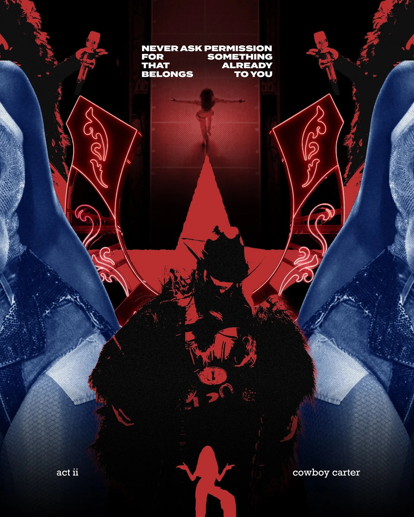 👹 WHO LET &lsquo;EM OUT 👹 

pls come back and give us act iii already i&rsquo;m not even kidding

#cowboycarter #beyonce #posterdesign #graphicdesign