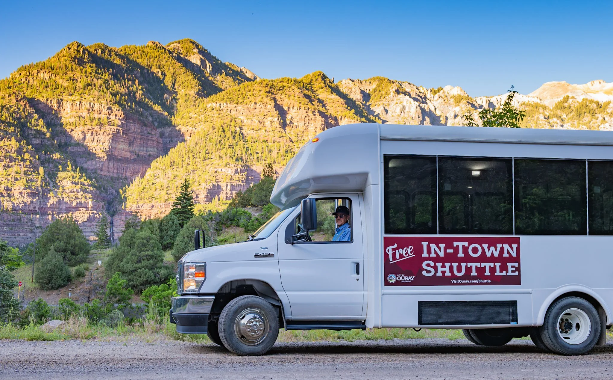 Free In-Town Ouray Shuttle Bus in Ouray