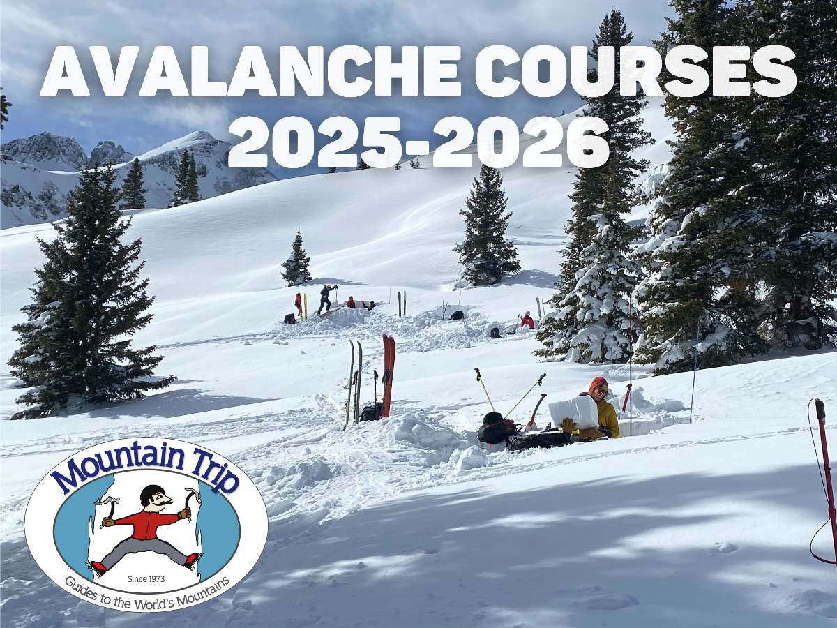Avalanche Course Mountain Trip 2025-2026 Flyer