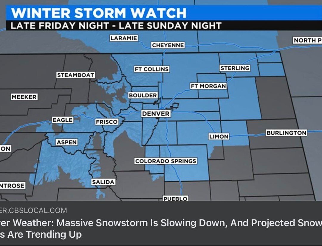 Heads up to anyone traveling to or from Ouray this weekend.  Some estimates for the State (North East) are up to 90 inches of snow with most parts of Colorado receiving significant snowfall.  Please, please be careful out there and remember to check our website at VisitOuray.com for the latest in Avalanche warnings and forecasts.
What can we say, it's March in Colorado!

⁣
.⁣
.⁣
.⁣
.⁣
.⁣
#explorecolorado #snowy #colorado #snowing #switzerlandofamerica #coloradophotography #ouray #coloradogram #coloradical #wintertime #winterdays #estespark #ilovecolorado #rockymountains #coloradolife #winterlover #coldweather #campervan #idaho #winter #manitousprings #findyourpark #choosemountains #viewsfromcolorado #freezing #autumncolors #colorfulcolorado #wintervibes #coloradomountains #mountainphotography