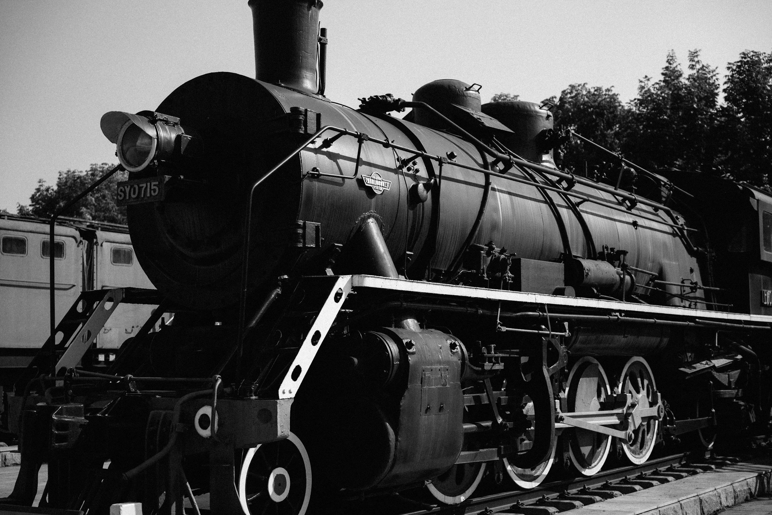 Old steam train