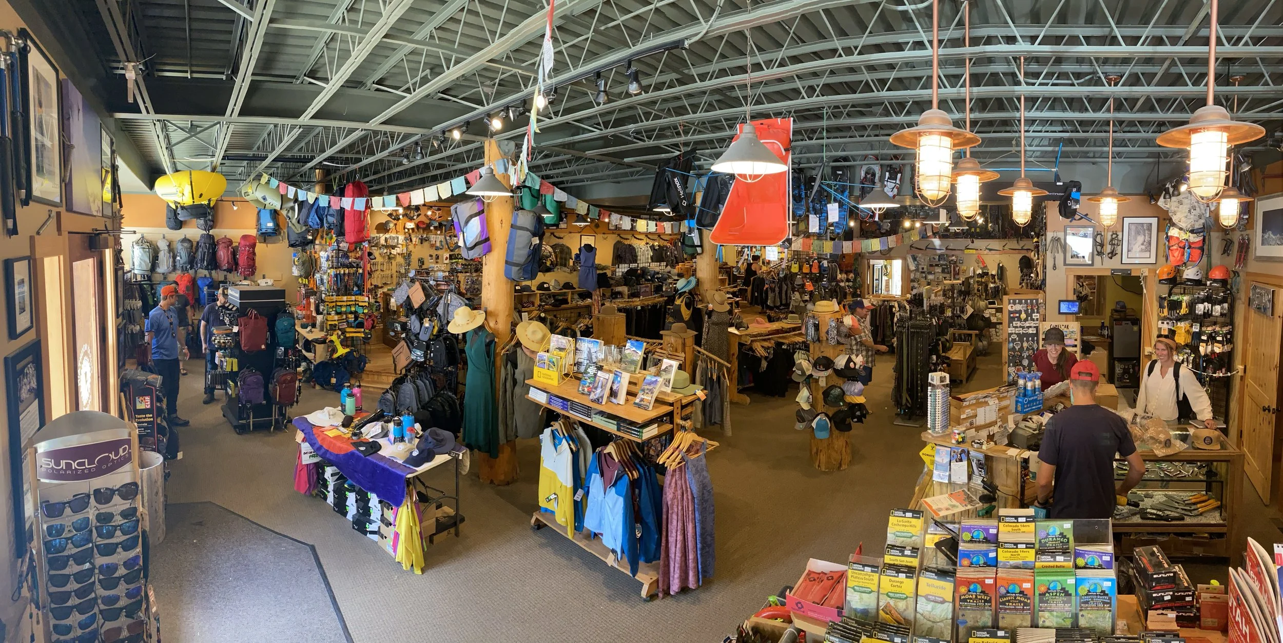 Inside the Ouray Mountain Sports Store