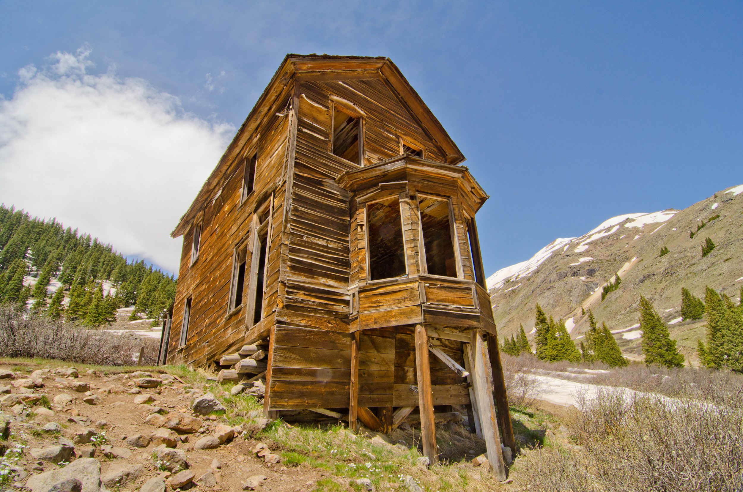 Abandon house in Animas Forks near Ouray, co