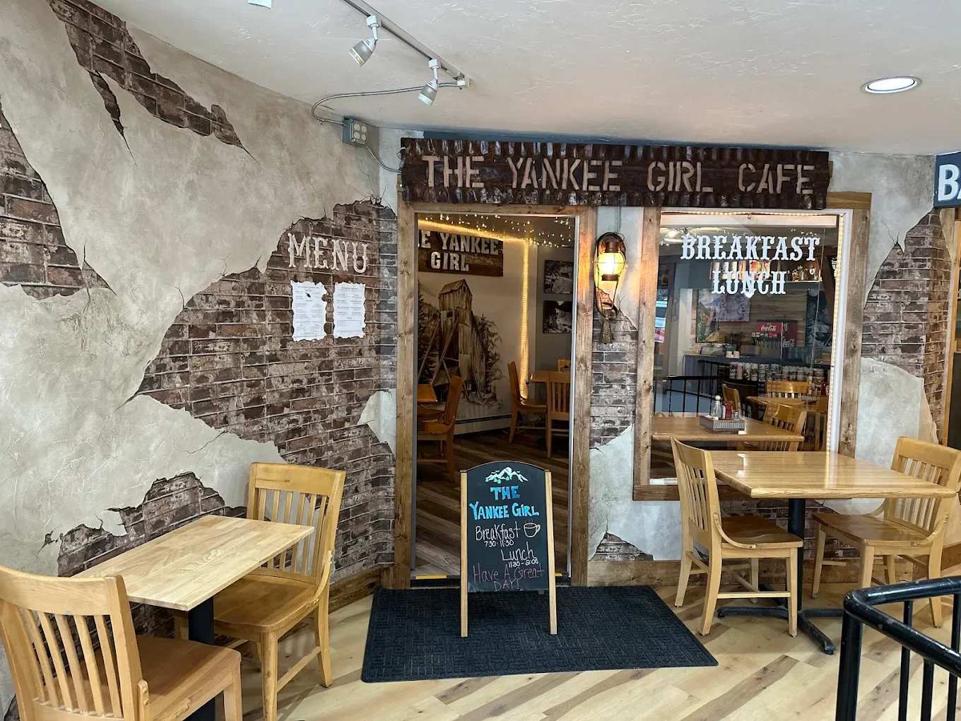 door view of yankee girl cafe