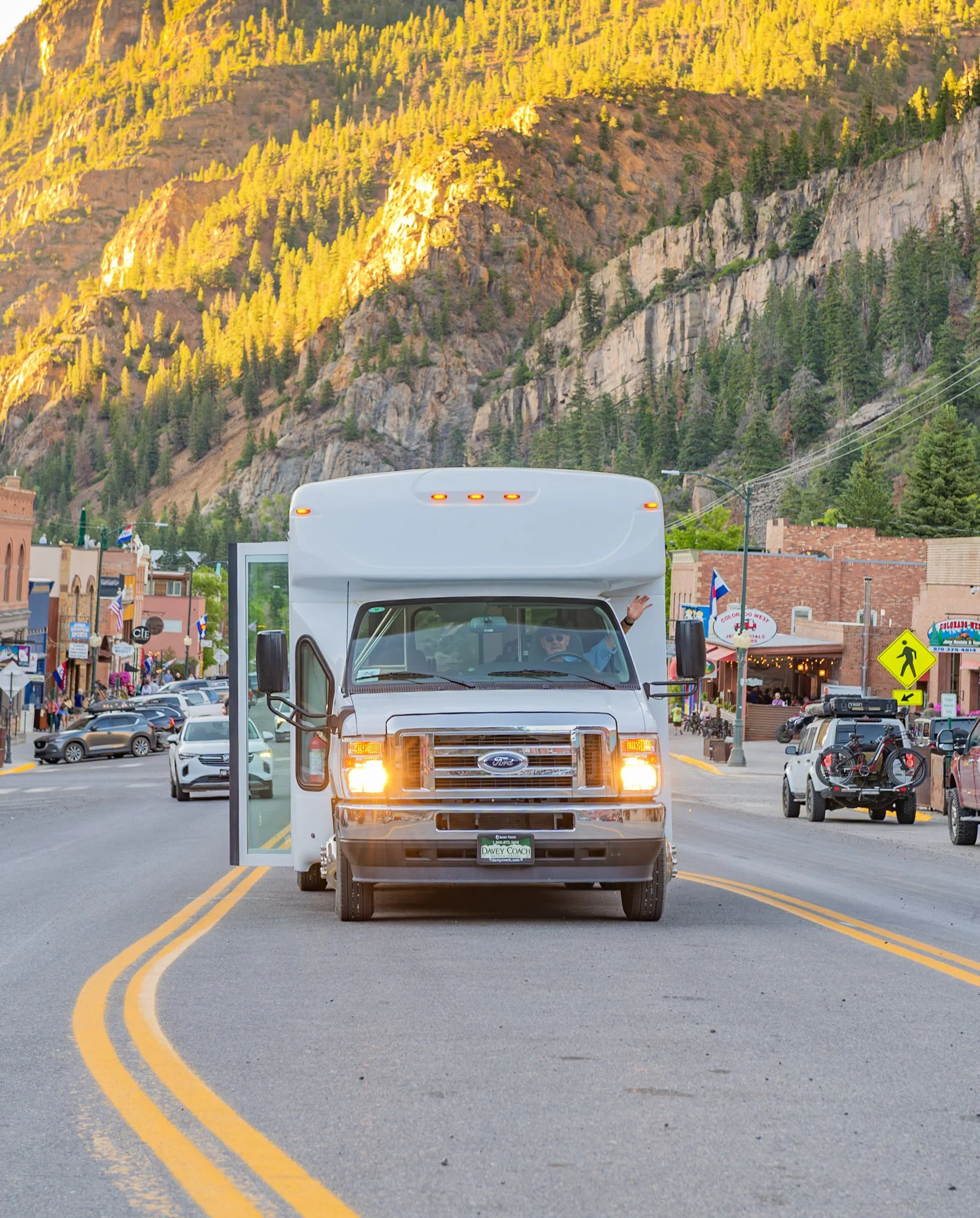 Free In-Town Shuttle Bus in Ouray