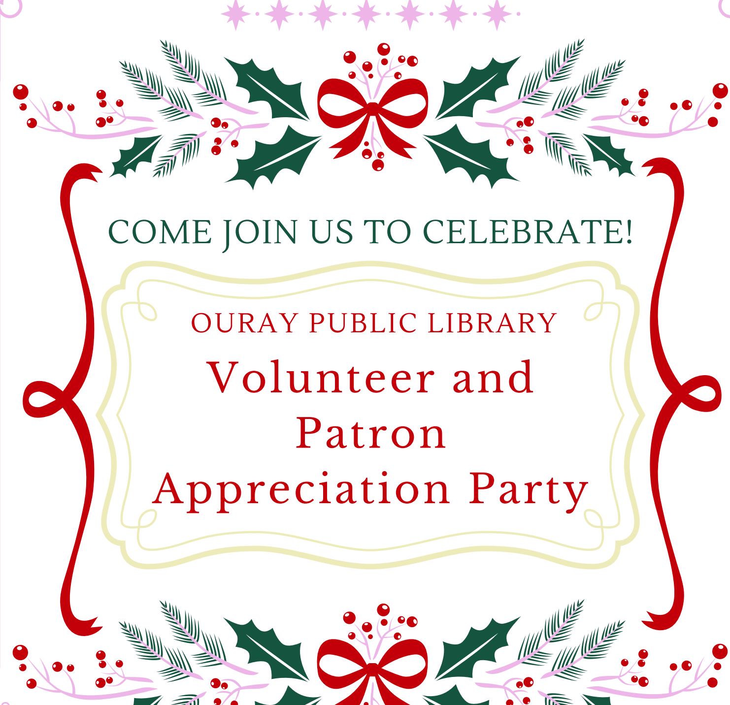 Volunteer & Patron Appreciation Party