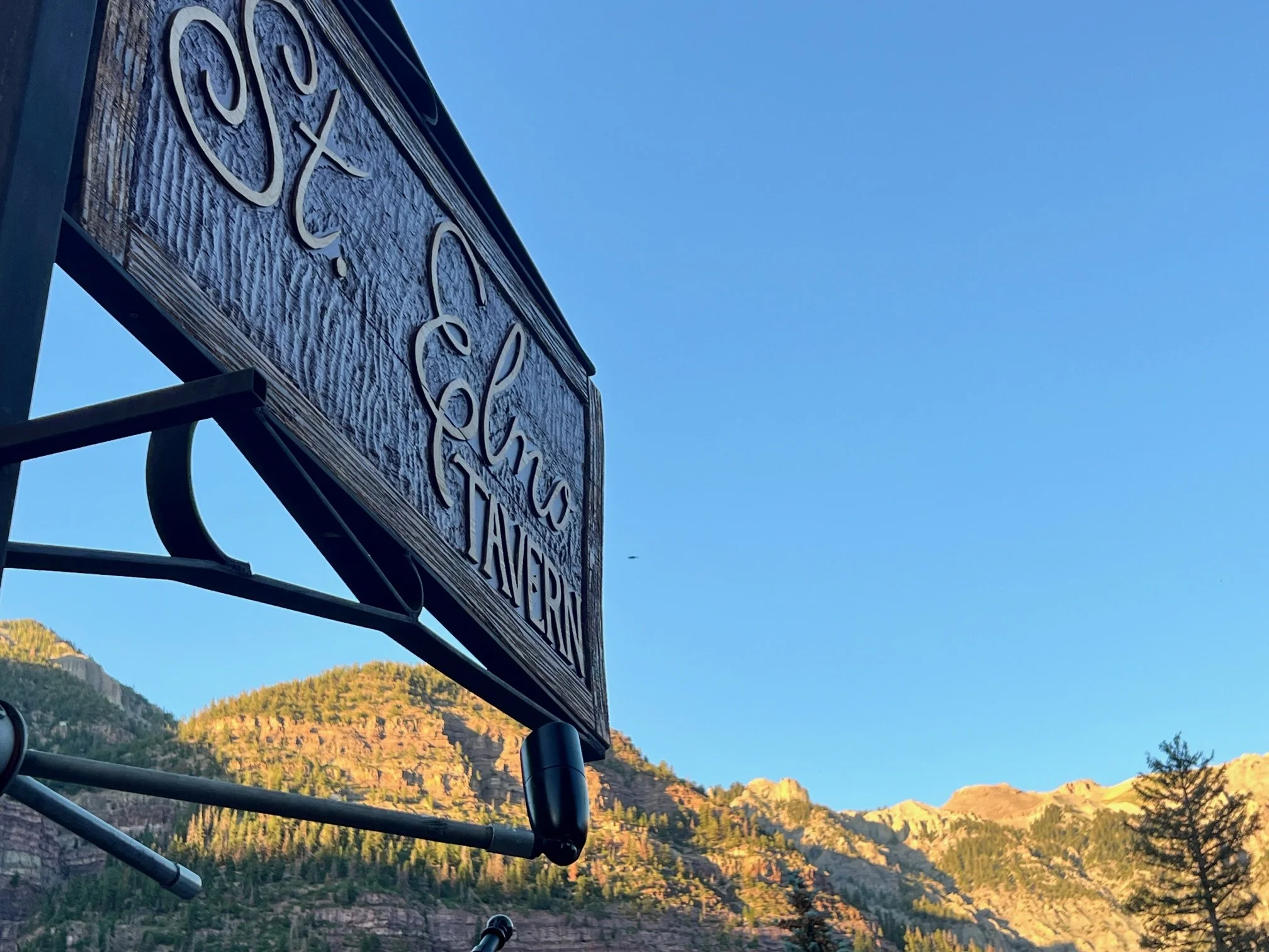 St. Elmo tavern Sign